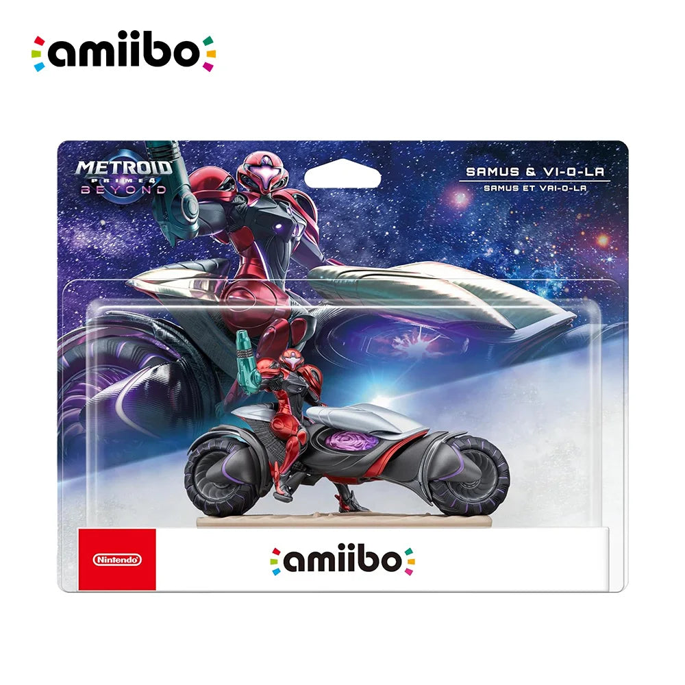 Nintendo Switch Amiibo Figure - Sylux/Samus/Samus Viole - Metroid Prime 4 amiibo  for Switch Game Console Game Interaction Model