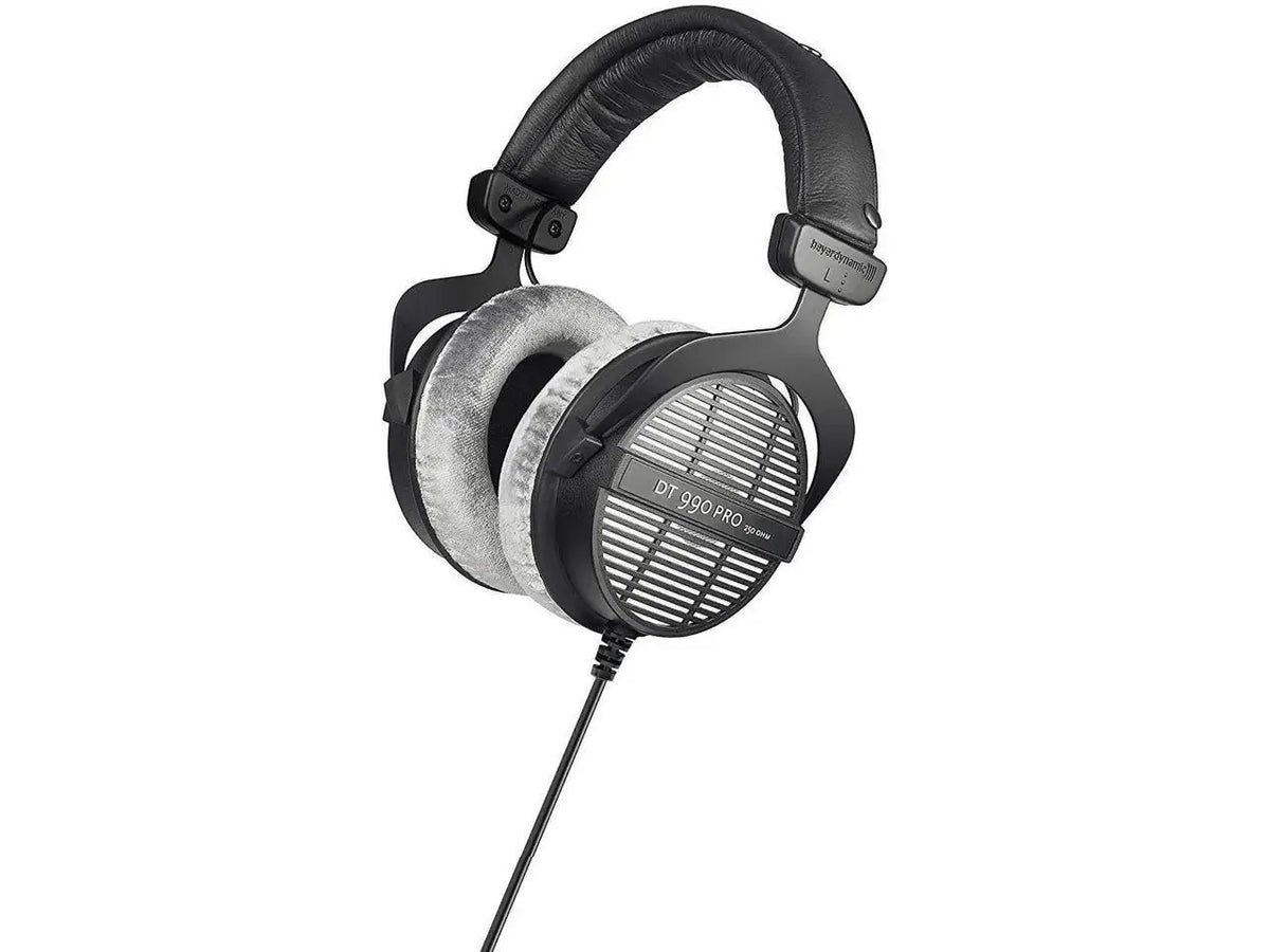 Beyerdynamic DT 990 Pro 250 Ohm Studio Headphones for Mixing, Mastering, and Editing (open-back)