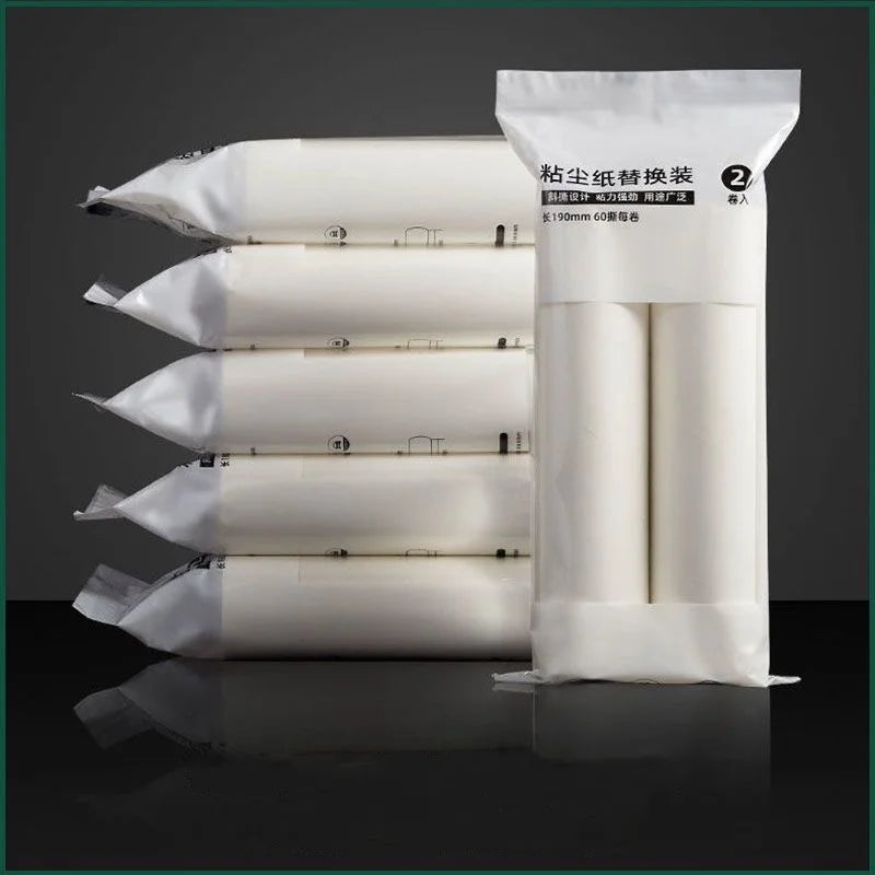 10cm~24cm Detachable Long Handle Sticky Roller Mop, Replacement Core paper,Clothes Cleaner, Pet Home, Car Cleaning, Gluing Tool,
