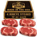 Grumpy Butcher Large Steaks - 4 Pack, Prime Meat Gift Box