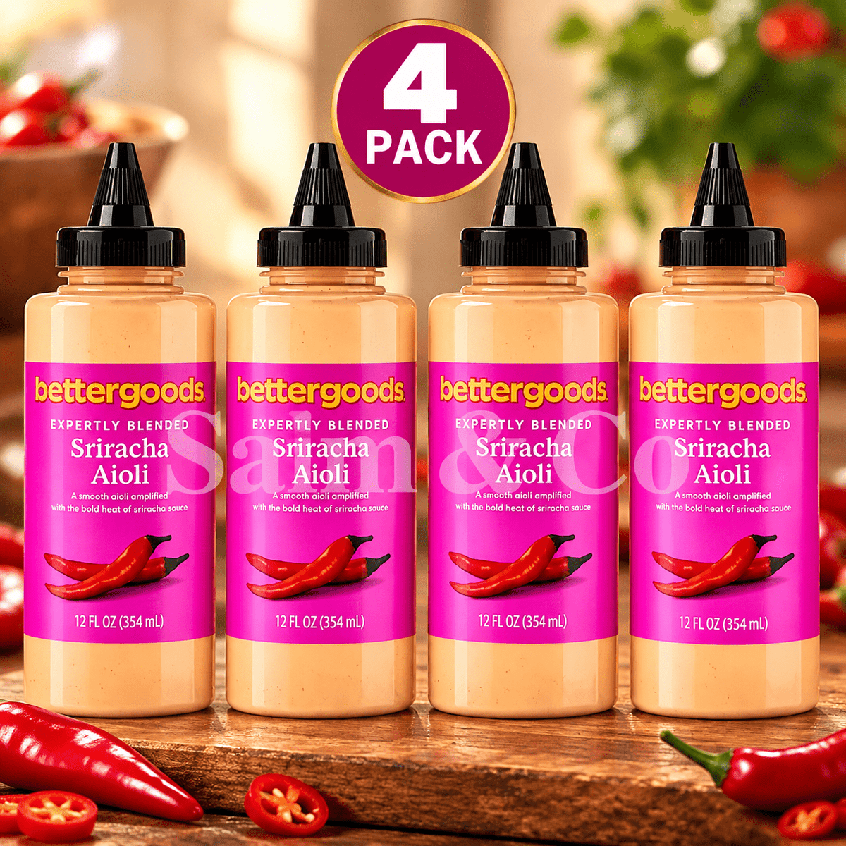 Chili Sauce, 11.99 fl oz Bottles, Pack of 4