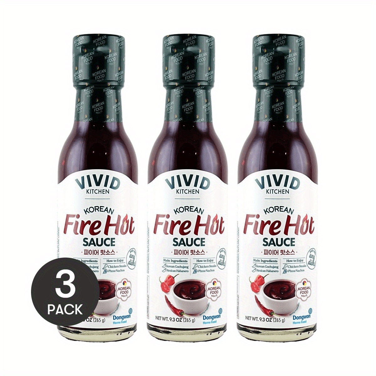 Vivid Korean Sauce 3-Pack