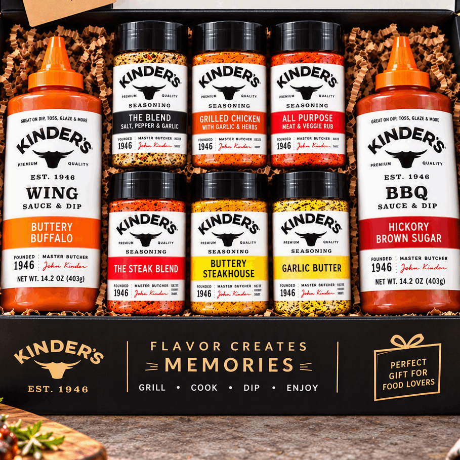 Kinder's Seasoning & Sauce Gift Set, 8-Piece