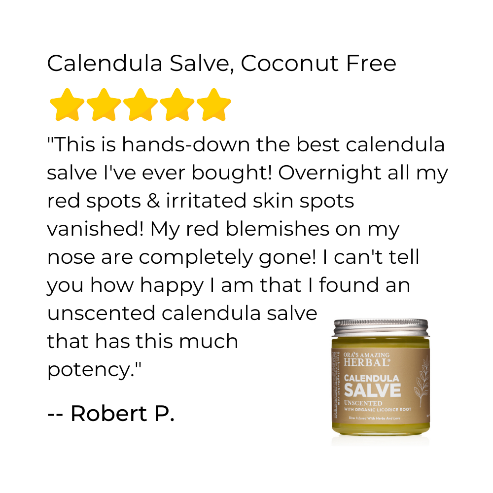 Calendula Salve for Drawing and Soothing