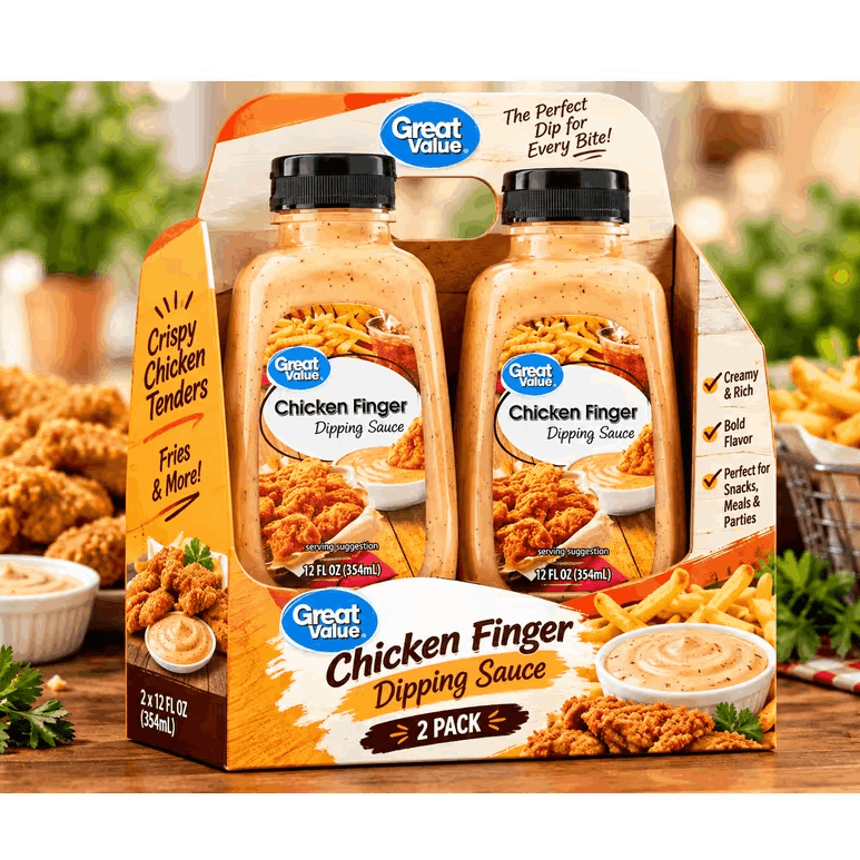 Creamy Fry & Chicken Dipping Sauce, 2-Bottle Pack