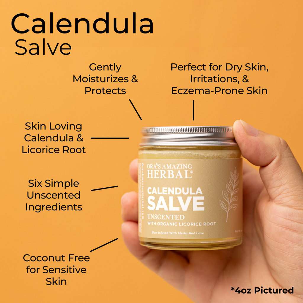 Calendula Salve for Drawing and Soothing