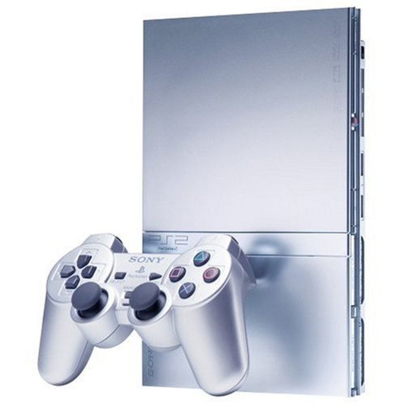 Silver Video Game Console
