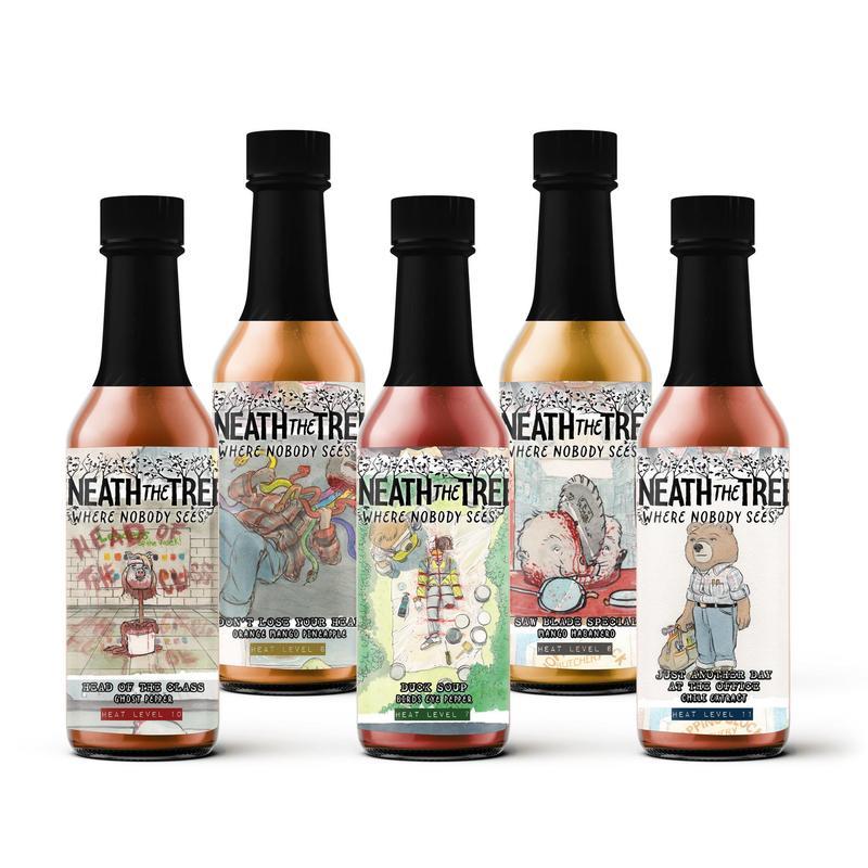 Where Nobody Sees Hot Sauce 5-Pack