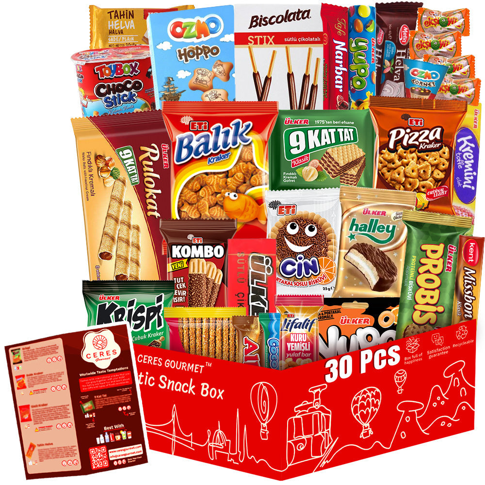 International Snack Box - 35-Piece Assorted Gift Set