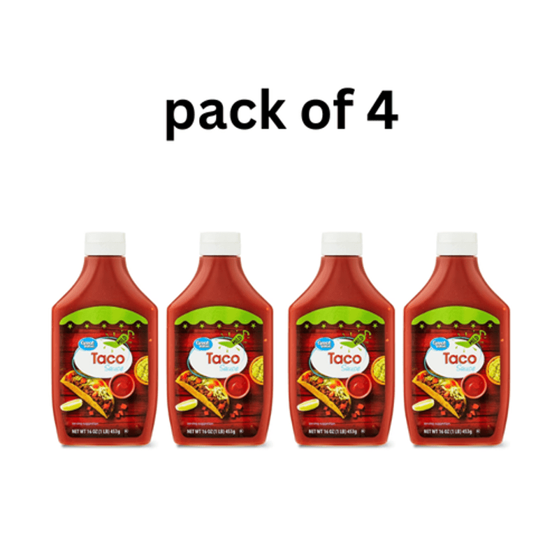 Mild Taco Sauce, 16 oz Bottles, Pack of 4