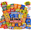 55 Pack Snack Assorted Chips Candy Cookie Fruit Snacks Sweet Pack For Parties Gifts