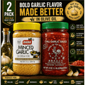 Minced Garlic & Chili Garlic Sauce, 8 oz, 2-Pack