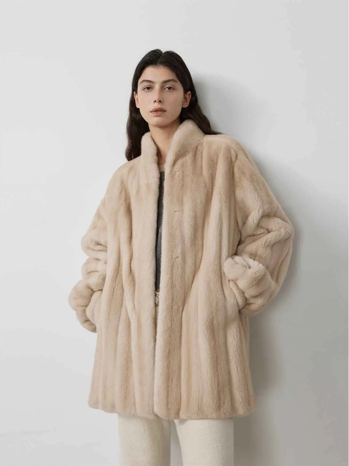 Meteor Variations Sable Fur Coat Women