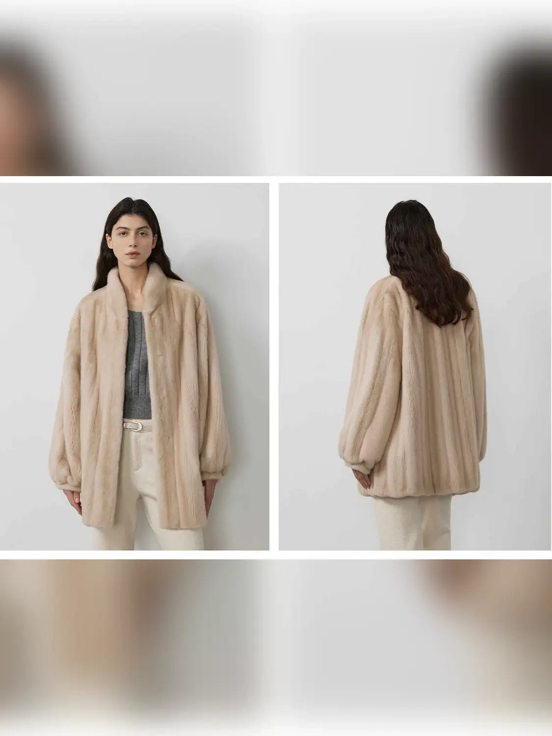 Meteor Variations Sable Fur Coat Women