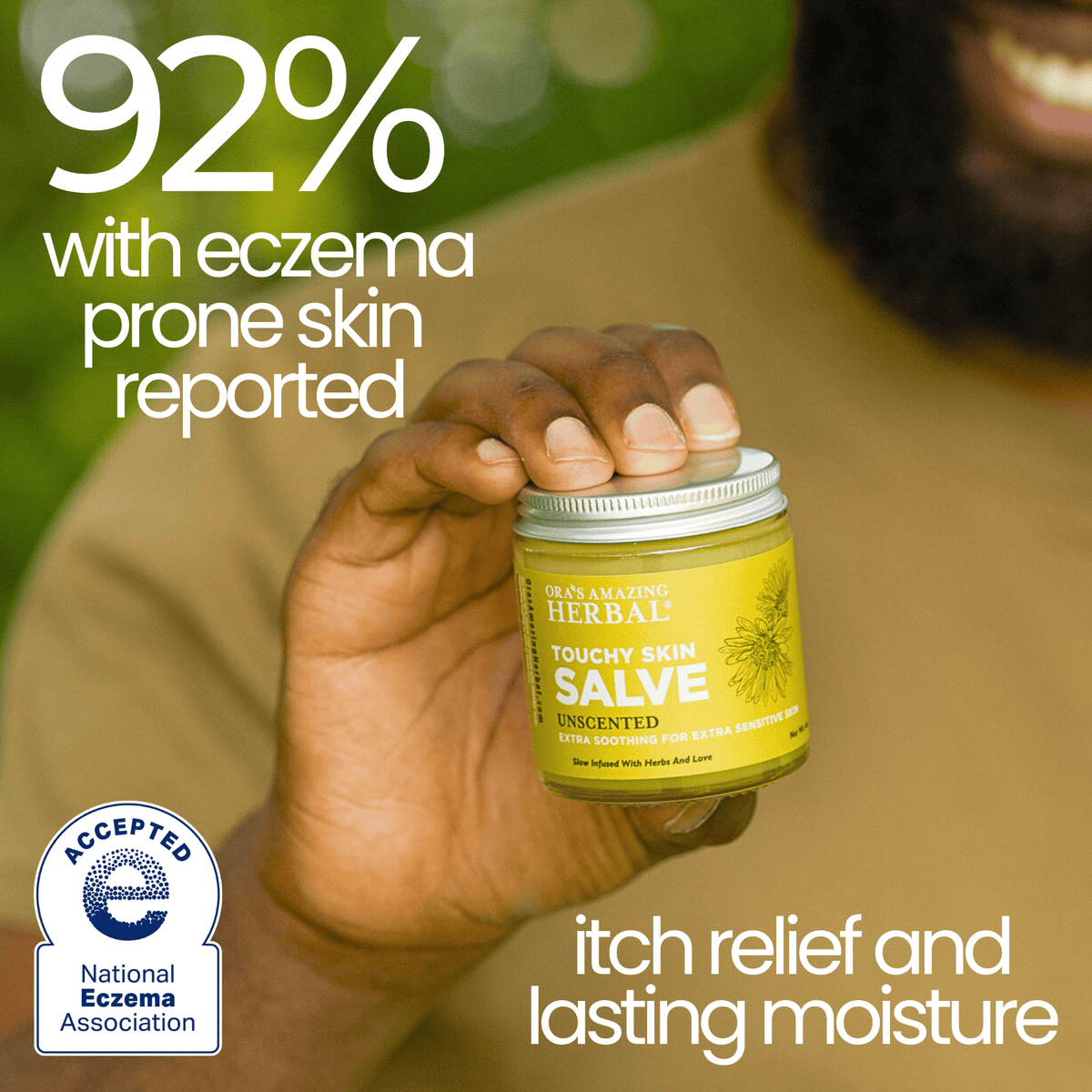 Touchy Skin Salve, Eczema Cream Ointment